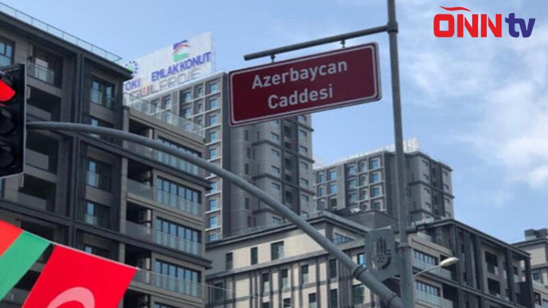 İstanbulda Azərbaycan küçəsinin açılışı oldu -